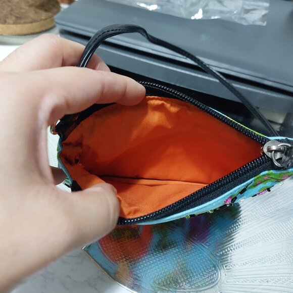 Kimono Girl Mini Wristlet Clutch Bag Mini Wallet Mini Bag Coin Purse - Picture 9 of 9